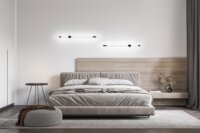 Activejet Lungo Black LED Fali lámpa - Fekete