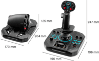 Thrustmaster SOLR4 HOTAS WW Joystick - Fekete
