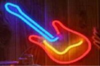 Activejet AJE-NEON RGB LED Dekorációs Lámpa - Gitár forma
