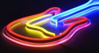 Activejet AJE-NEON RGB LED Dekorációs Lámpa - Gitár forma