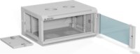 Alantec 19" Fali rack szekrény 4U 600x450mm - Szürke