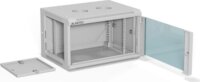 Alantec 19" Fali rack szekrény 6U 600x450mm - Szürke