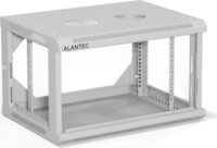 Alantec 19" Fali rack szekrény 6U 600x450mm - Szürke