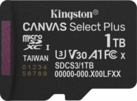 Kingston MicroSDXC 1TB Canvas Select Plus Gen3 UHS-I U3 Memóriakártya