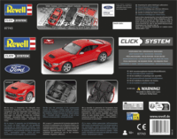 Revell 2024 Ford Mustang GT autó Click-System Műanyag makett 1:25