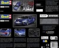 Revell Audi RS e-tron GT Autó Click-System Műanyag makett 1:25