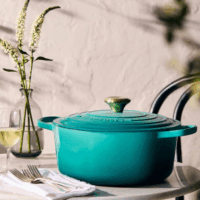 Le Creuset Öntöttvas Főző / Sütőedény Ø 26cm 5,3L - Türkizkék