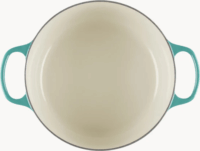Le Creuset Öntöttvas Főző / Sütőedény Ø 26cm 5,3L - Türkizkék