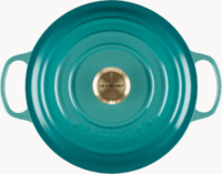 Le Creuset Öntöttvas Főző / Sütőedény Ø 26cm 5,3L - Türkizkék
