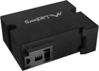 Lanberg DIN sínre szerelhető 90W Gigabit 4-port PoE extender - Fekete