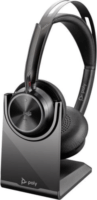 HP Poly Voyager Focus 2-M Bluetooth Fejhallgató Headset Töltőállvánnyal - Fekete