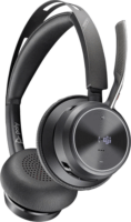 HP Poly Voyager Focus 2-M Bluetooth Fejhallgató Headset Töltőállvánnyal - Fekete
