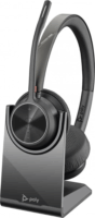 HP Poly Voyager 7Y211AA Bluetooth Fejhallgató Headset Töltőállvánnyal - Fekete