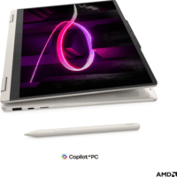 Lenovo Yoga 7 2in1 14AGP11 Laptop Kagylószín (14" Touch / AMD Ryzen AI 5-435 / 16GB / 512GB M.2 SSD)