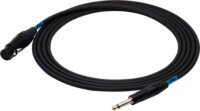 SSQ XZJM1 SS-1436 6.3mm Mono Jack apa - 3-tűs XLR anya Kábel 1m - Fekete