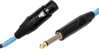 SSQ XZJM1 SS-1436 6.3mm Mono Jack apa - 3-tűs XLR anya Kábel 1m - Fekete