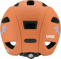 Uvex oyo Gyerek kerékpáros sisak - Narancs/Szörny mintás (50-54 cm )
