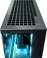 Arctic Xtender Clear Midi Torony Számítógépház + 2db 120mm ventilátor + 3db 140mm ventilátor - Fekete
