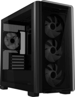 ASUS A23 Plus 750W Midi Torony Számitógépház + 4db 120mm ventilátor - Fekete