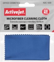 Activejet AOC-500 Mikroszálas törlőkendő 15 x 18 cm - Kék