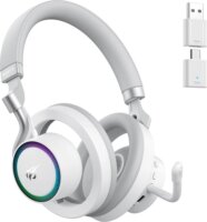 Havit Fuxi-H8 Bluetooth + RF Wireless / Vezetékes Gamer Fejhallgató Headset - Fehér
