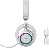 Havit Fuxi-H8 Bluetooth + RF Wireless / Vezetékes Gamer Fejhallgató Headset - Fehér