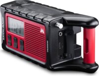 Midland ER 300 Pro Crank Akkus Vészhelyzeti Zsebrádió - Fekete / Piros