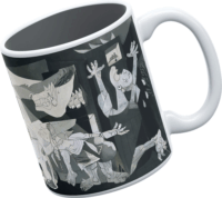 Good Loot The Witcher Ciri & Pablo Picasso 450ml Bögre - Fekete/Fehér mintás
