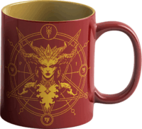 Good Loot Diablo IV Lilith's Blood 480ml Bögre ajándéktárgy - Bordó/Mintás