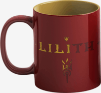 Good Loot Diablo IV Lilith's Blood 480ml Bögre ajándéktárgy - Bordó/Mintás