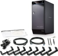 Fantec QB-X8US3R 8x 3,5" SATA RAID USB 3.2 Gen 1 Külső HDD ház - Fekete