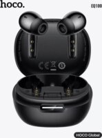 Hoco EQ100 TWS Bluetooth Fülhallgató Headset Töltőtokban - Fekete