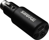 Shure MVX2U Gen 2 egycsatornás XLR-USB-C Audio Interfész - Fekete