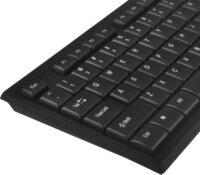 NanoRS RS580 Wireless Ergonómikus Billentyűzet + egér ENG - Fekete