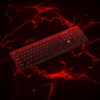NanoRS RS580 Wireless Ergonómikus Billentyűzet + egér ENG - Fekete