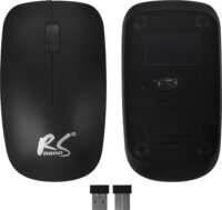 NanoRS RS580 Wireless Ergonómikus Billentyűzet + egér ENG - Fekete