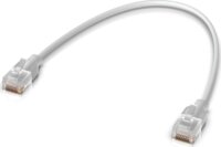 Ubiquiti UACC-Cable-Patch-EL-0.3M-W U/UTP Cat6 Patch Kábel 0.3m - Fehér / Áttetsző