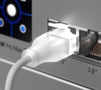 Ubiquiti UACC-Cable-Patch-EL-1M-W U/UTP Cat6 Patch Kábel 1m - Fehér / Áttetsző