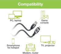 Techly ICOC U3C-RJ45-010 USB-C apa - RJ45 apa Átalakító Adapter 1m - Ezüst / Fekete