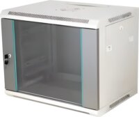 Q-Lantec 19" Fali rack szekrény 18U 600x450mm - Szürke
