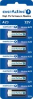 EverActive A23 12V Alkáli Riasztóelem (5 db / csomag)