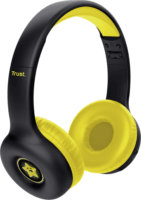Trust Nouna Bluetooth / Vezetékes Gyerek Fejhallgató Headset - Fekete / Sárga