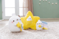 Nici Molang a nyuszi csillaggal plüssfigura 12 x 8 cm