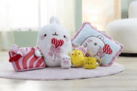 Nici Molang a nyuszi nyalókával plüssfigura 48 cm