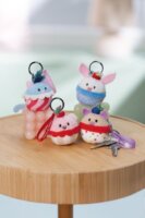 Nici Happy Birtday! Muffin maci kulcstartó plüssfigura 7cm