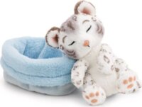 Nici Alvó hópárduc kosárban plüssfigura 12 cm