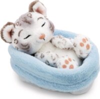 Nici Alvó hópárduc kosárban plüssfigura 12 cm