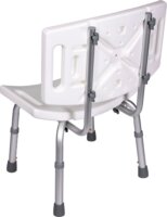 ActionMed KP500AM Zuhanyzószék háttámlával Max 120kg - Fehér