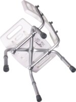 ActionMed KP500AM Zuhanyzószék háttámlával Max 120kg - Fehér