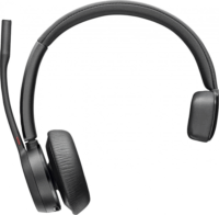 HP Poly Voyager 4310-M UC Bluetooth Call Center Headset - Fekete